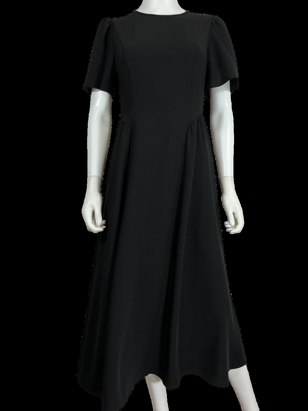 Aritzia Wilfred Orchid Midi Dress Black 4